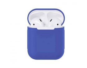 Чехол для наушников AirPods Copy orig. (синий кобальт)