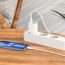 Сетевое зарядное устройство USB + USB-C + кабель Lightning - Type-C BOROFONE BA78A Golden charger PD20W+QC3.0 (белый)