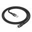 Кабель USB - Lightning BOROFONE BU35 (черный) 1,2м (с усиление сгиба)