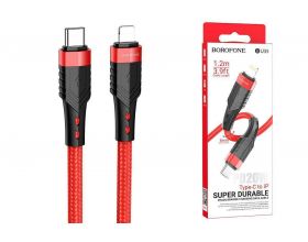 Кабель USB Type-C - Lightning BOROFONE BU35 PD (красный)