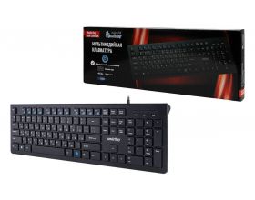 Клавиатура проводная мультимедийная Smartbuy ONE 206 Slim USB (SBK-206US-K) (черный)