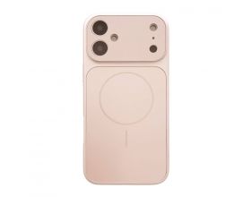 Чехол для iPhone 17 (6,3) пластиковый с защитой камер и MagSafe (светло-золотистый) YH Original design