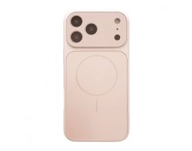 Чехол для iPhone 17 Pro (6,3) пластиковый с защитой камер и MagSafe (темно-золотистый) YH Original design