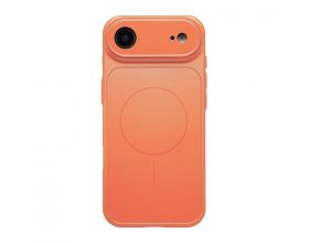 Чехол для iPhone 17 Air (6,6) пластиковый с защитой камер и MagSafe (оранжевый) YH Original design