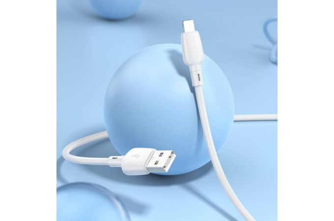 Кабель USB - Lightning BOROFONE BX93 2,4A (белый) 1м