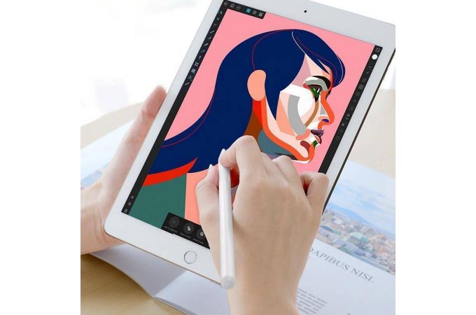 Стилус для сенсорных экранов HOCO GM102 Smooth series для iPad (белый)