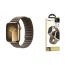 Ремешок для Apple Watch HOCO AS100 Тканый магнитный ремешок для часов iWatch AS100 (38/40/41 мм) серый