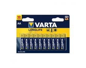 Батарейка алкалиновая VARTA LONGLIFE 4106 LR6 AA/10BL (цена за блистер 10 шт)