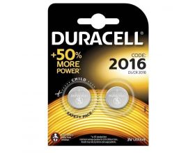 Батарейка литиевая Duracell DL2016 BL2 цена за блистер 2 шт