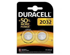 Батарейка литиевая Duracell DL2032 BL2 цена за блистер 2 шт
