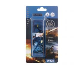 Наушники вакуумные проводные ELMCOEI EV-228 (синий)
