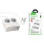 Сетевой фильтр HOCO AC27 Descanso 2 socket (with PD30W/2C1A) 2м (белый)