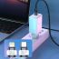 Сетевое зарядное устройство USB + кабель Lightning SENDEM OG34 (бело-черный)