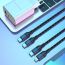 Сетевое зарядное устройство USB + кабель Lightning SENDEM OG34 (бело-черный)
