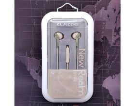 Наушники вакуумные проводные ELMCOEI EV-182 (бежевый)