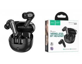 Наушники вакуумные беспроводные HOCO EQ10 Harmony true wireless BT headset (черный)