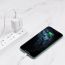 Сетевое зарядное устройство USB + кабель Lightning - Type-C BOROFONE BA38A PD20W+QC 3.0 (белый)