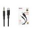 Кабель аудио BOROFONE BL25B AUX аудио кабель/3.5 mm jack - Type-C/ 1m/ черный