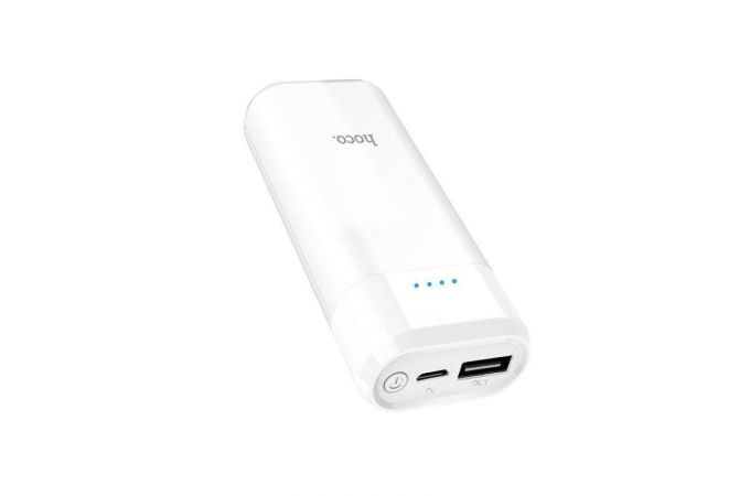 Универсальный дополнительный аккумулятор Power Bank HOCO B35 A (5200 mAh) (белый)