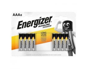 Батарейка алкалиновая Energizer LR03 AAA /8BL Alkaline Power (цена за блистер 8 шт)