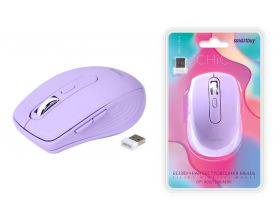 Мышь беспроводная беззвучная Smartbuy 611AG лиловая (SBM-611AG-V) / 40