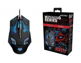Мышь игровая проводная Smartbuy RUSH Gaki черная (SBM-743G-K) /40