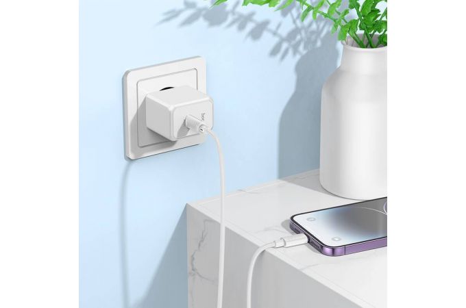 Сетевое зарядное устройство USB-C HOCO CS13A Ocean single port (один порт)PD20W (черный)