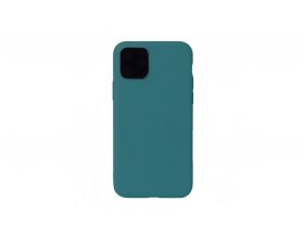 Чехол для iPhone 12 (6.1) Silicone Case Soft Touch (бирюзово-зеленый) 58 MagSafe