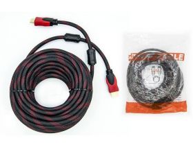 Кабель HDMI (папа - папа) 15 м (V1.4) красный