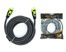 Кабель HDMI (папа - папа) 1,5 м (V1.4) зеленый