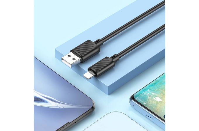 Кабель USB - Lightning HOCO X88 2,4A (белый) 2м