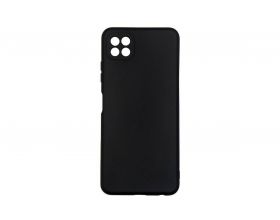Чехол для Samsung A22 тонкий (черный)
