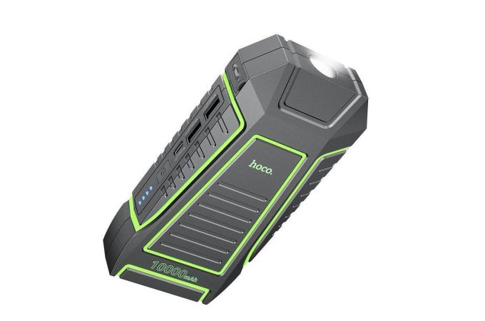 Пуско-зарядное портативное устройство HOCO QS1 Spring car emergency start-up power bank(10000mAh) черный