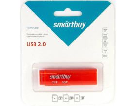 Картридер USB2.0 Reader SmartBuy SBR-715-R красный microSDHC/SDHC