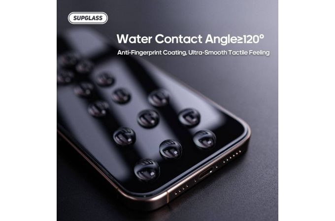 Защитное стекло Supglass SG-02 без черных рамок Transparent Glass All Clear For IPhone 17 / 17 Pro / 16 Pro (6.3)