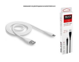 Кабель USB - Lightning WALKER C305 25W QC белый