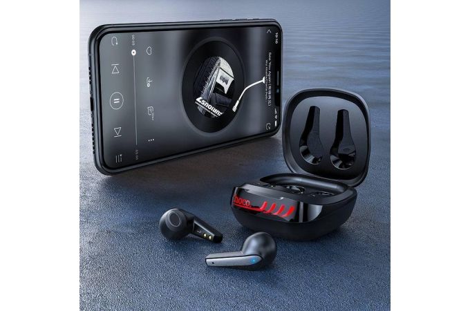 Наушники вакуумные беспроводные HOCO ES43 Lucky sound TWS bluetooth earphone Bluetooth (черный)