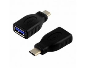 Переходник Орбита BS-432 USB 3.0 (гнездо USB - штекер TYPE-C) (черный)