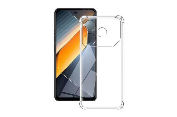 Чехол для Tecno Pova 6 Pro ультратонкий 0,3мм (прозрачный)