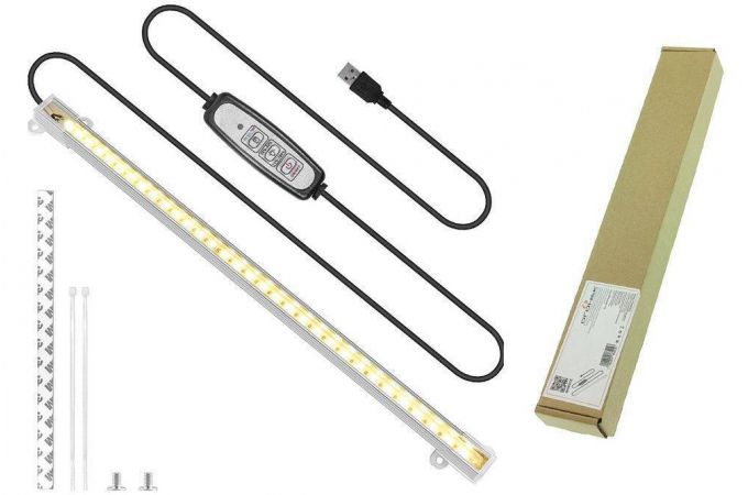 Фито-лампа для растений Огонек OG-LDP17 желтая (10Вт, USB)