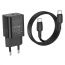 Сетевое зарядное устройство USB-C + кабель Type-C BOROFONE BN13 PD30W (черный)
