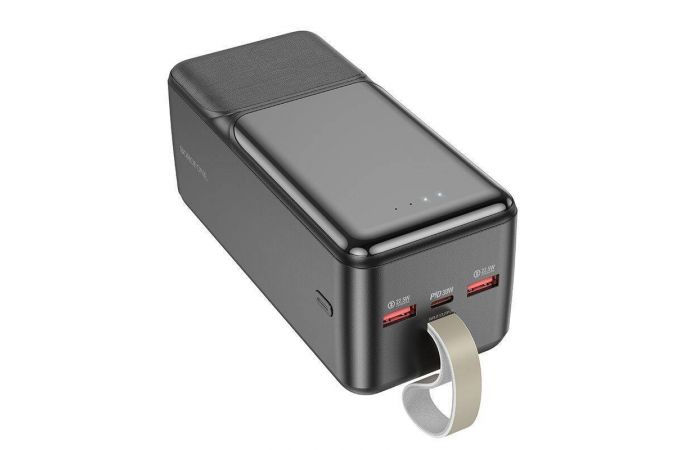 Универсальный дополнительный аккумулятор Power Bank BOROFONE BJ33D PD30W (50000 mAh) (черный)