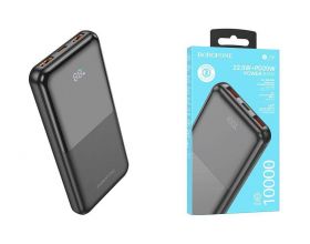 Универсальный дополнительный аккумулятор Power Bank BOROFONE BJ36 22.5W + PD20W (10000 mAh) (черный)