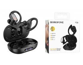 Наушники вакуумные беспроводные BOROFONE FQ6 Dream sound true wireless BT headset (черный)