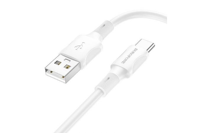 Кабель USB - USB Type-C BOROFONE BX80, 2,4A (белый) 1м