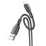 Кабель USB - Lightning BOROFONE BX99 2,4A (черный) 1м силиконовый