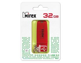 Флешка USB 3.0 Mirex CHROMATIC RED 32GB (ecopack)