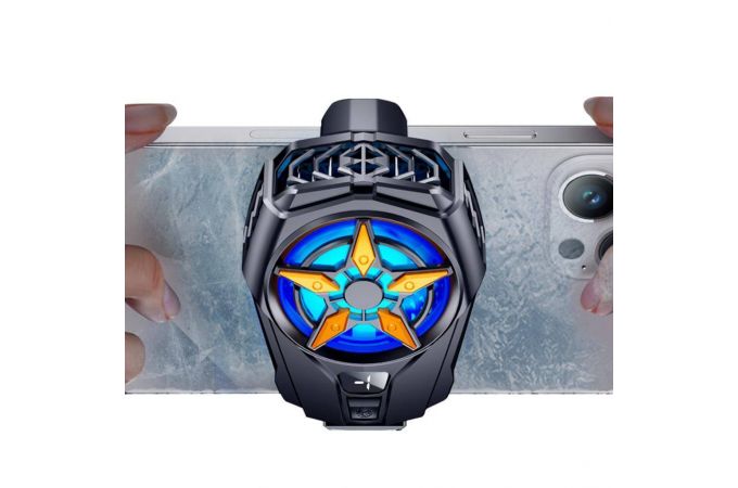 Игровой кулер XO SL02 First and second gear function+radiator with temperature display (черный)