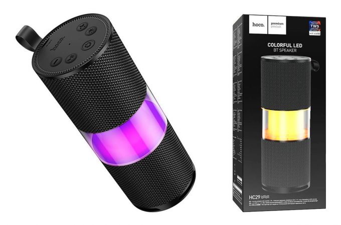 Портативная беспроводная колонка HOCO HC29 Halo sports BT speaker (черный)