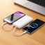 Универсальный дополнительный аккумулятор Power Bank BOROFONE BJ79 Clever with 3 cables (10000mAh) (черный)